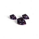 Amethyst - जमुनिया/कटैला | 18.5 ct, 3 piece | Certified Loose Gemstone for Astrology & Jewelry